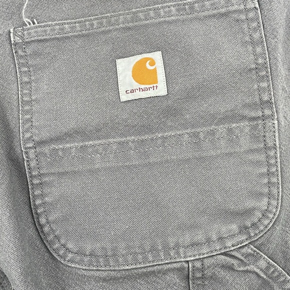 Carhartt Relaxed Fit Mens Cargo Pants 34 x 30 Grey - Picture 8 of 12